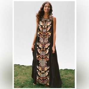 Anthropologie Jacaranda Tiered Maxi Dress Sz 20W